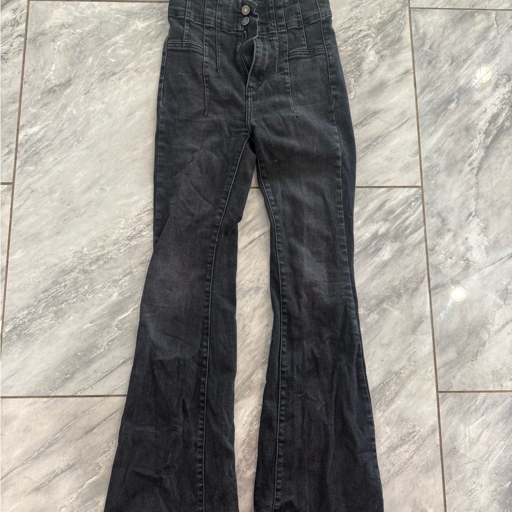 We The Free Charcoal Denim Pants